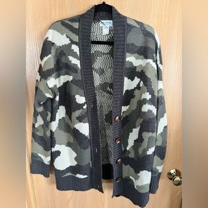 Camo Cardigan
